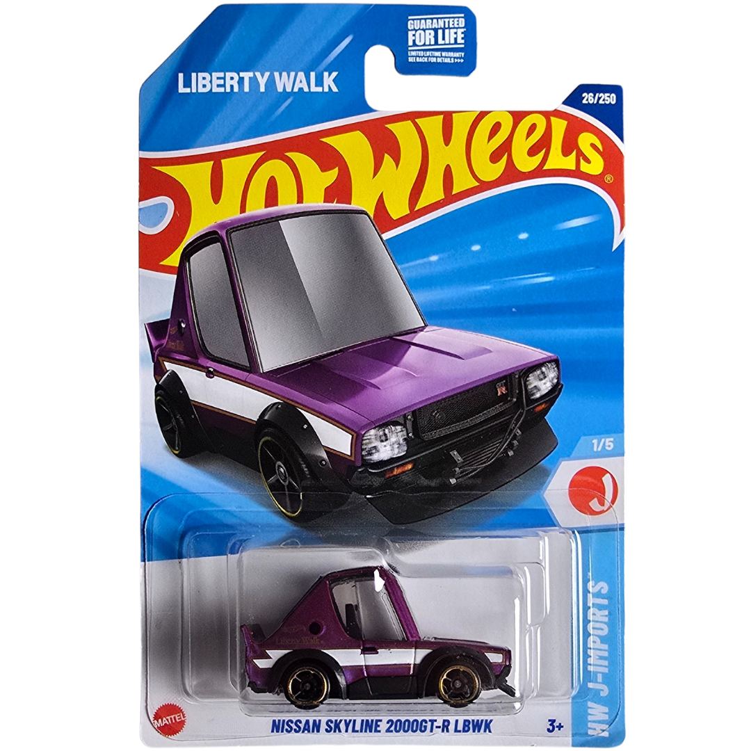 Hot Wheels - Nissan Skyline 2000GT-R LBWK (Tooned) – Speed Castings ...