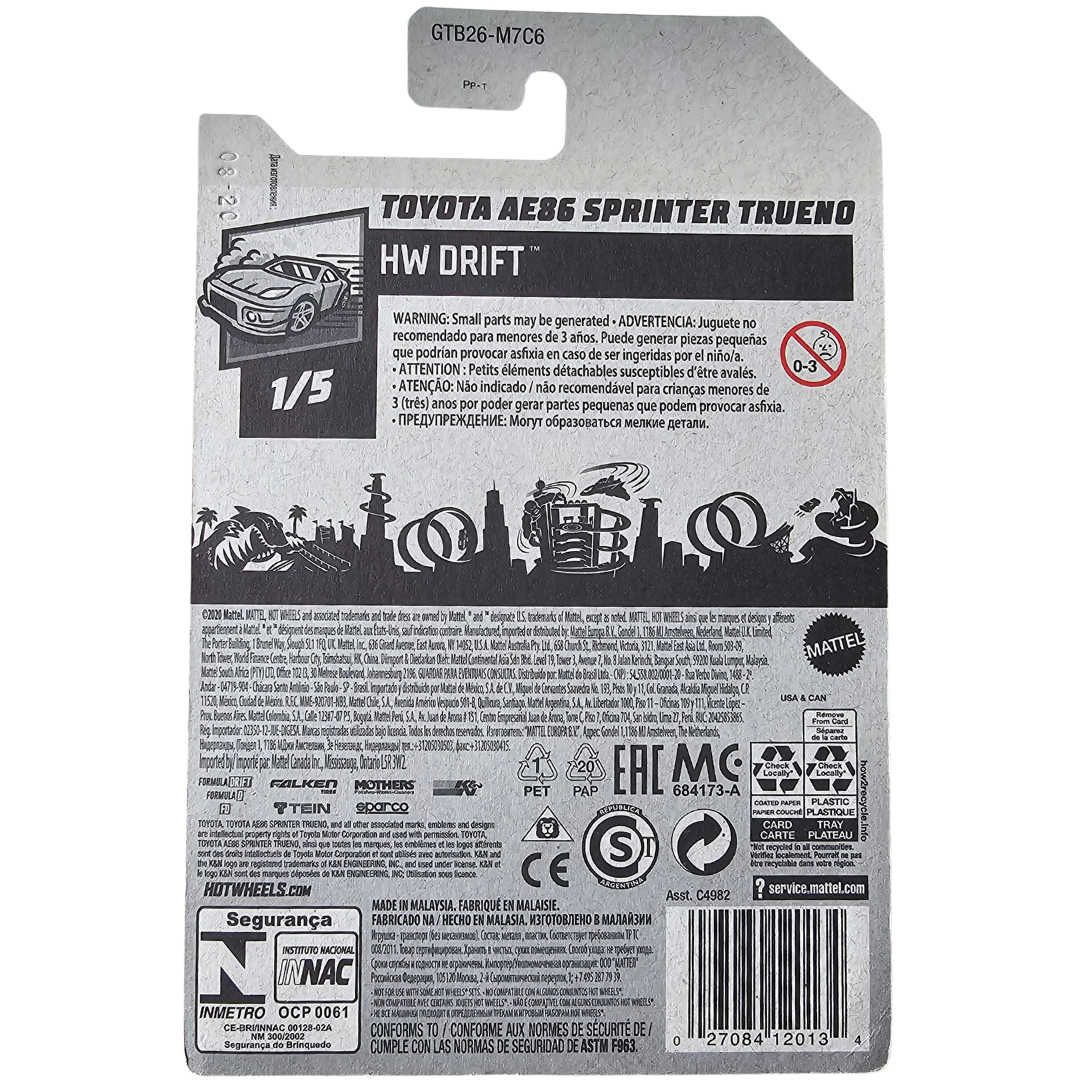Hot Wheels - Toyota AE86 Sprinter Trueno (Falken)
