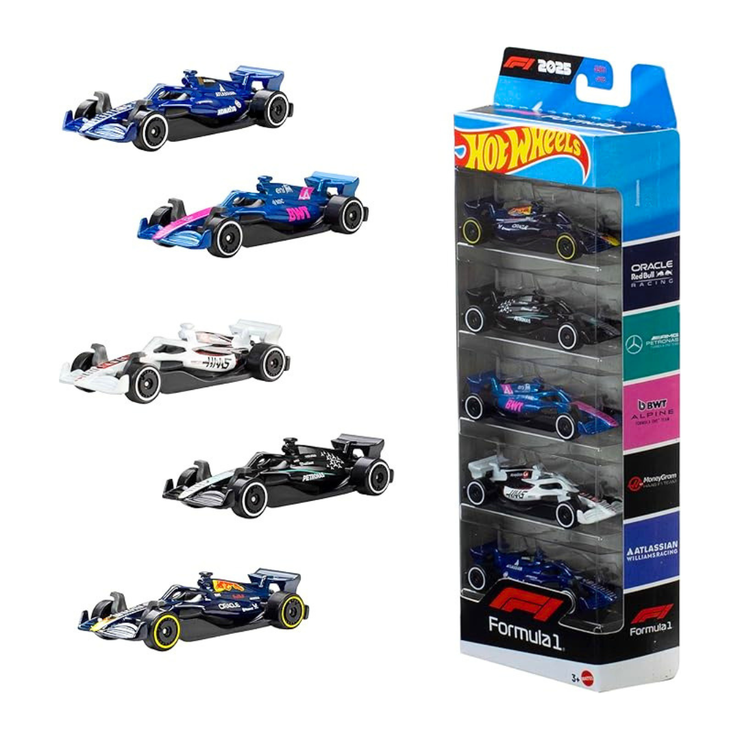 Hot Wheels 5 Pack - Formula 1