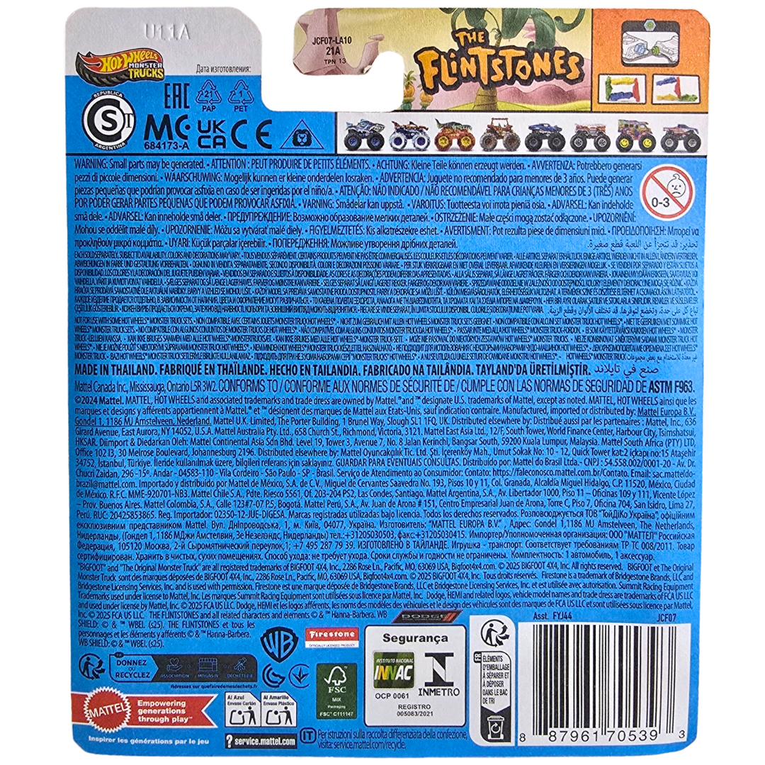 Hot Wheels Monster Trucks - The Flintmobile (Los Picapiedra)