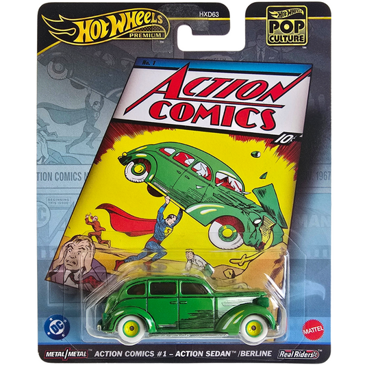 Hot Wheels Premium - Action Comics #1 - Action Sedan