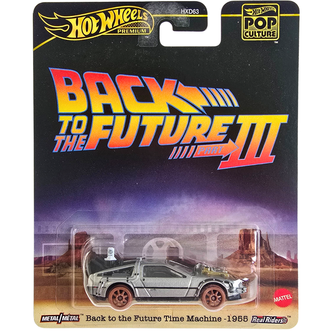 Hot Wheels Premium - Back To The Future Time Machine - 1955