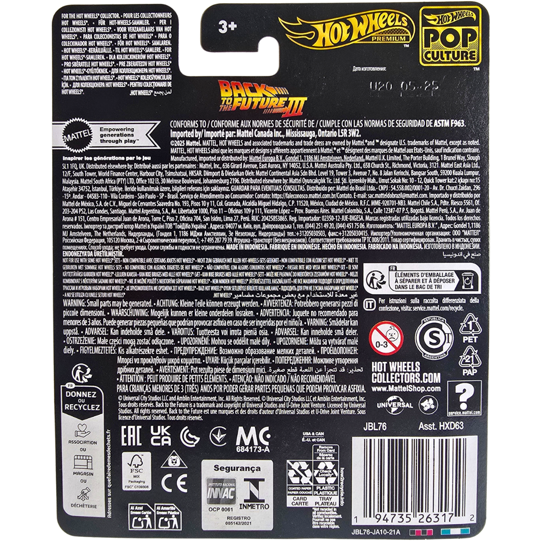 Hot Wheels Premium - Back To The Future Time Machine - 1955