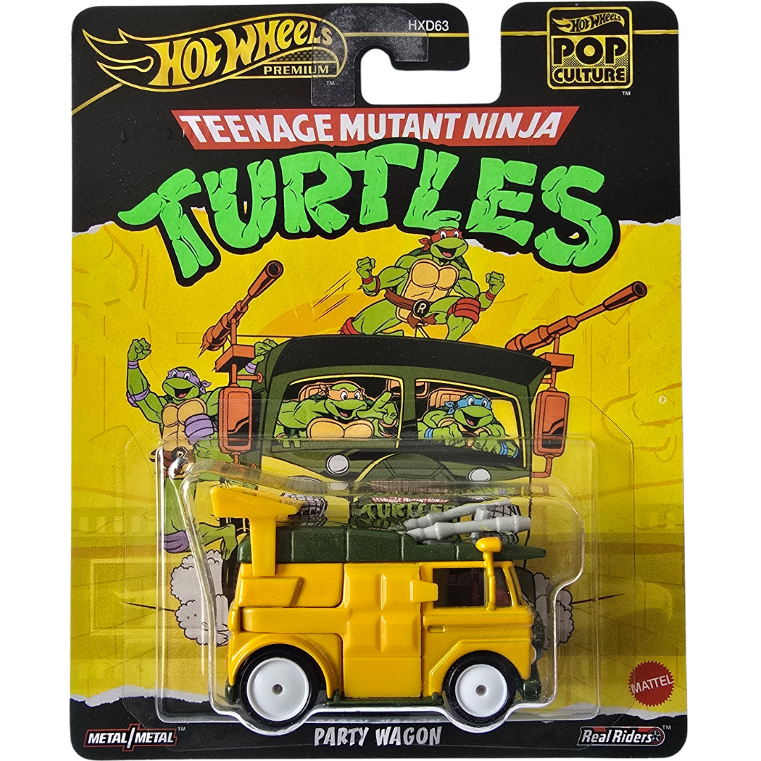 Hot Wheels Premium - Party Wagon (Teenage Mutant Ninja Turtles)