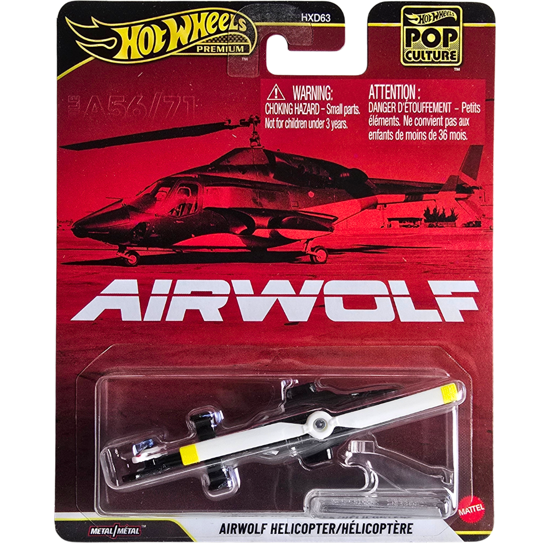 Hot Wheels Premium (Airwolf) - Airwolf Helicopter/Hélicoptère