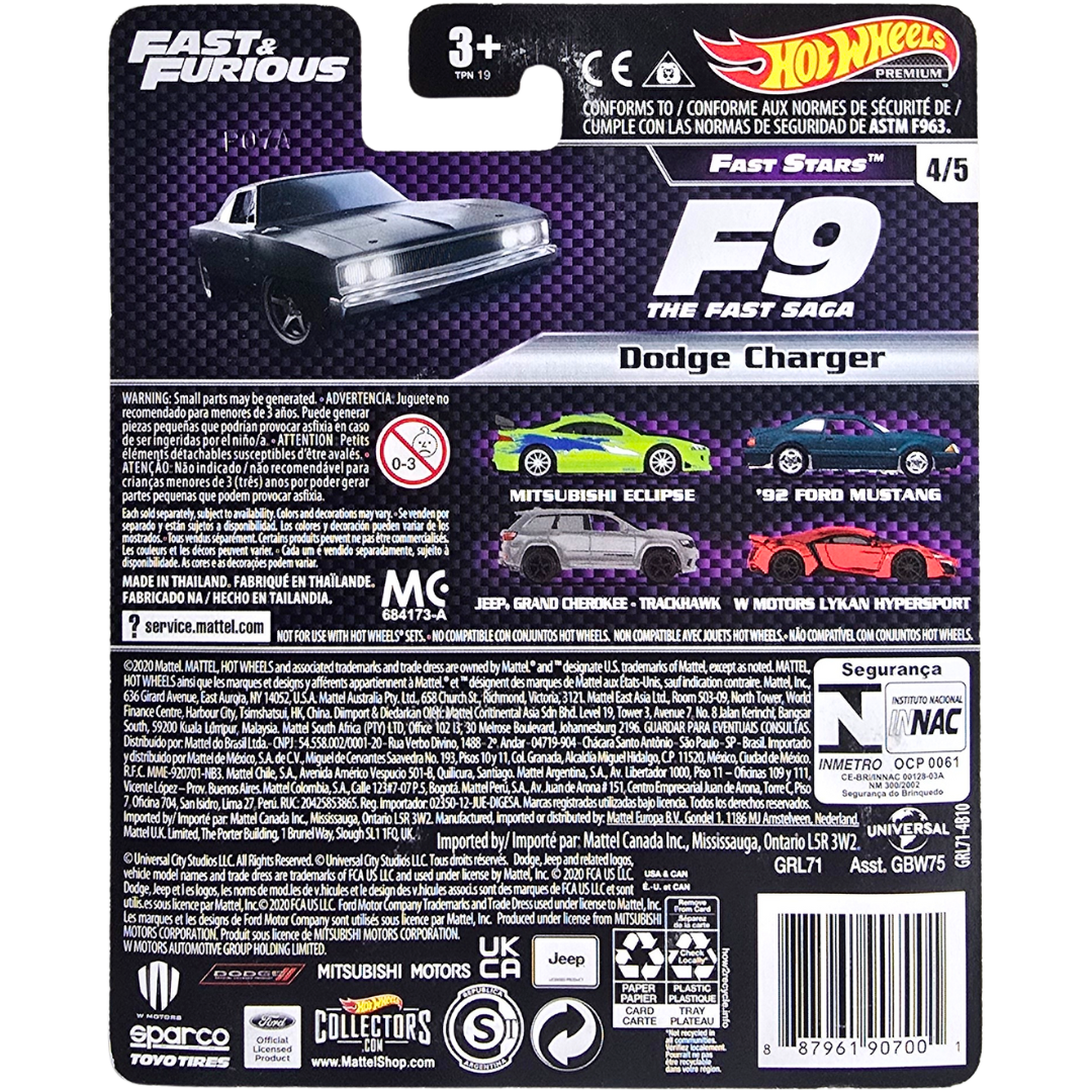 Hot Wheels Premium (Fast & Furious - Fast Stars) - Dodge Charger