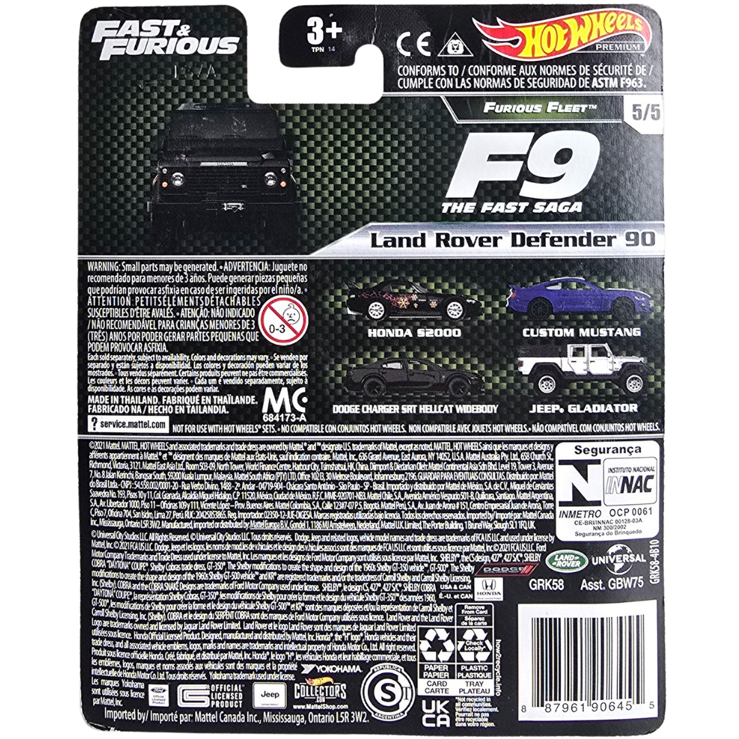 Hot Wheels Premium (Fast And Furious - Furious Fleet) - Land Rover Defender 90