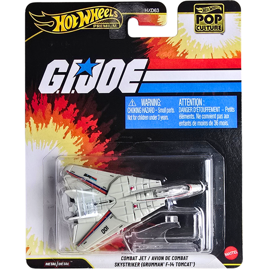 Hot Wheels Premium (G.I.JOE) - Combat Jet Skystriker (Grumman F-14 Tomcat)