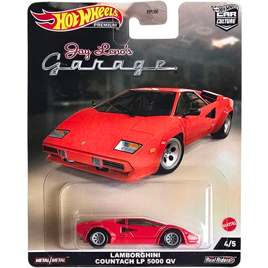 Hot Wheels Premium (Jay Leno's Garage) - Lamborghini Countach LP 5000 QV