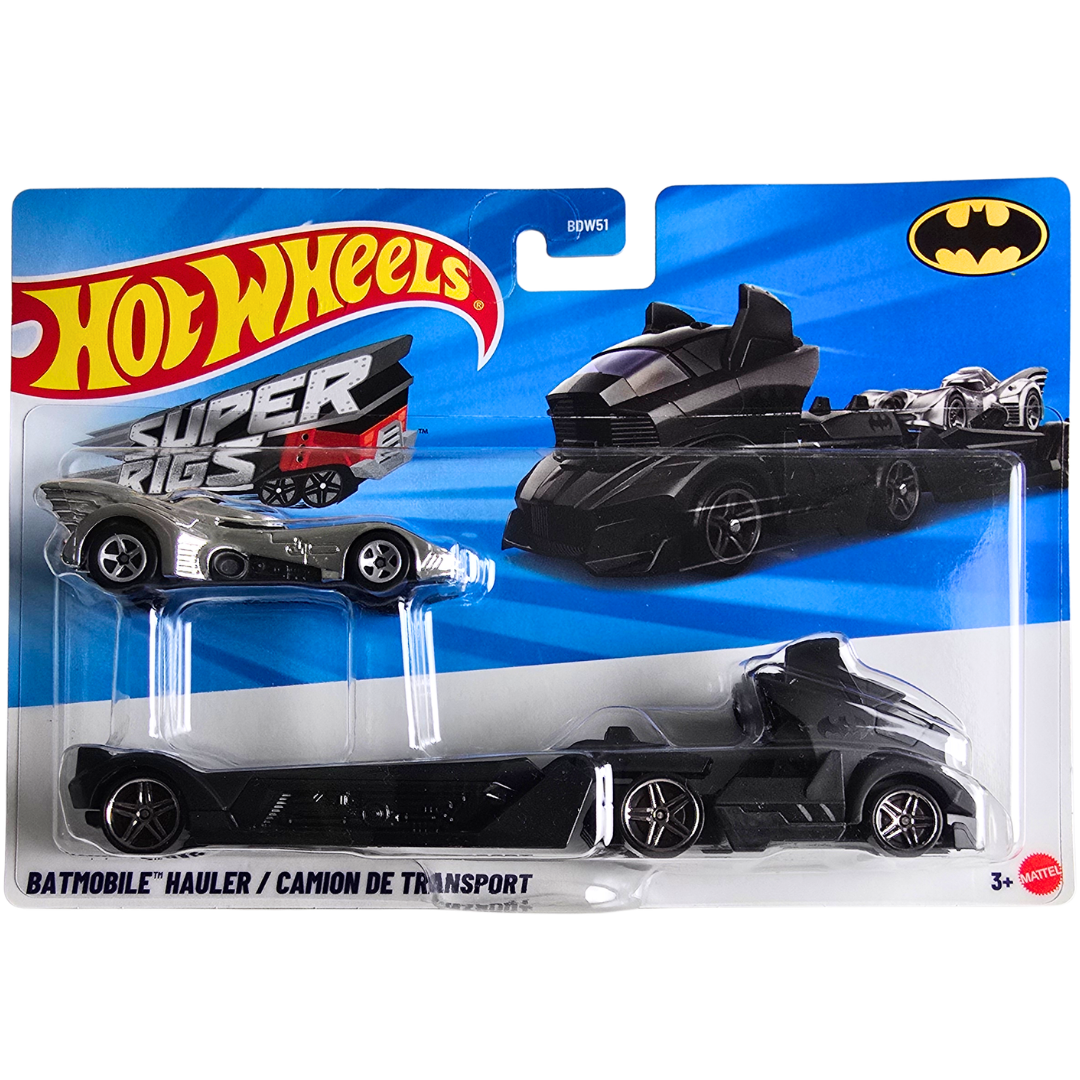 Hot Wheels Super Rigs - Batmobile Hauler / Camion De Transport