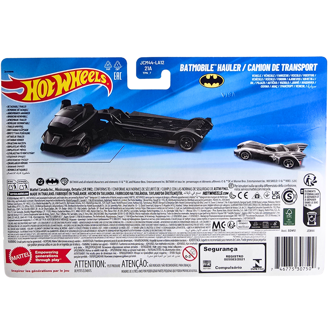 Hot Wheels Super Rigs - Batmobile Hauler / Camion De Transport