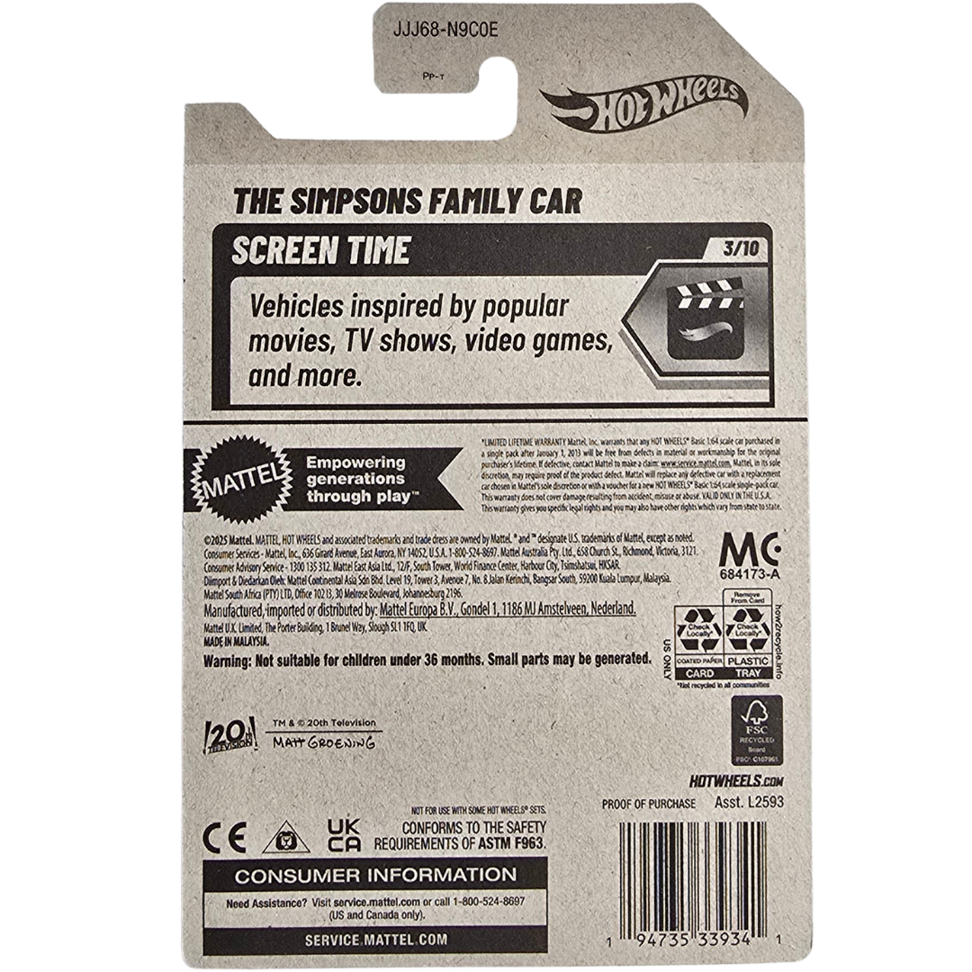 Hot Wheels (The Simpsons) - The Simpsons Family Car