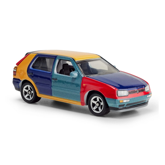 Matchbox - 1995 Volkswagen Golf MK3 (Harlequin)