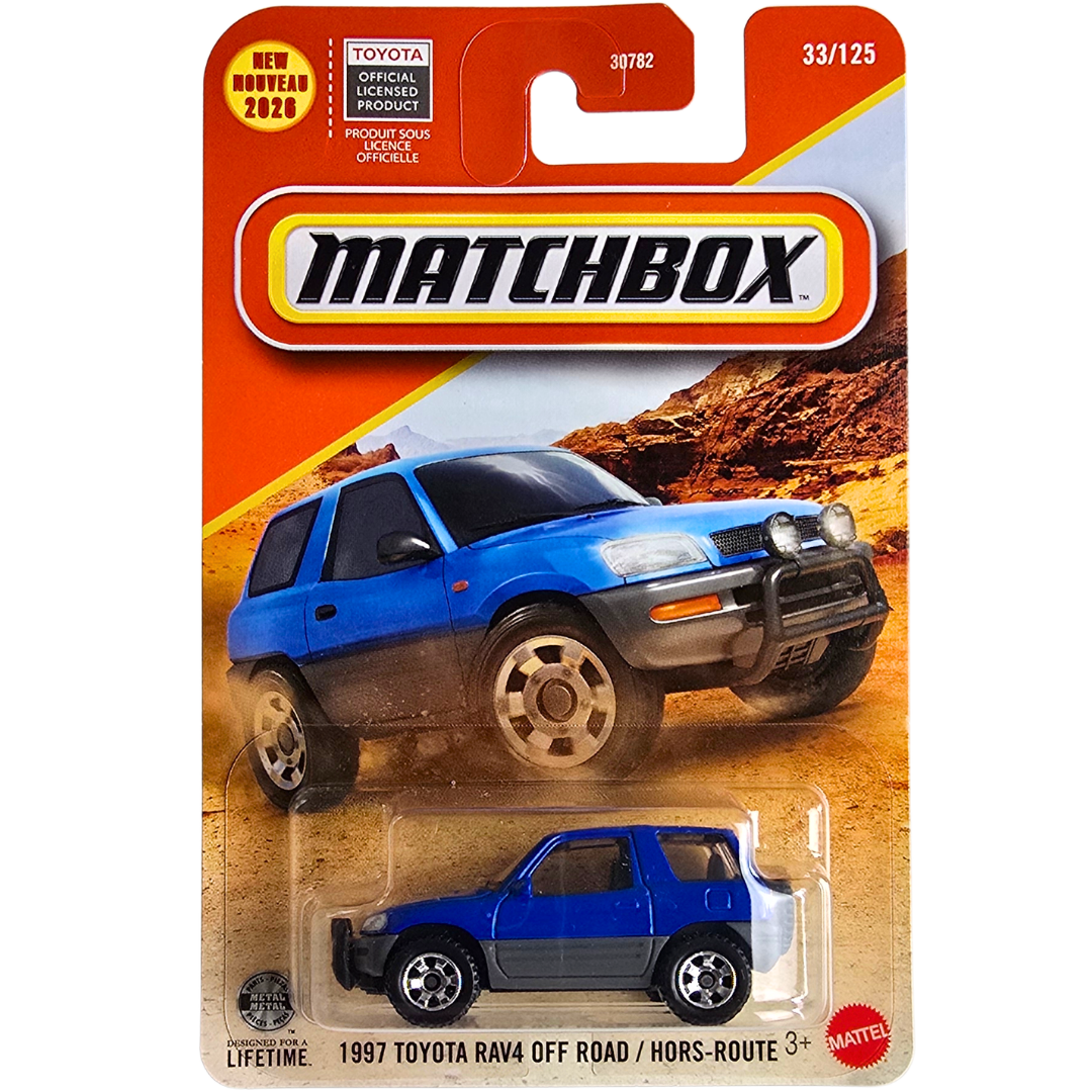 Matchbox - 1997 Toyota Rav4 Off Road / Hours-Route