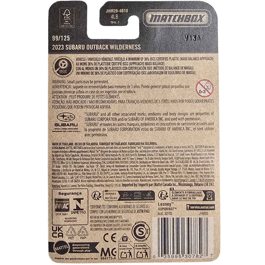 Matchbox - 2023 Subaru Outback Wilderness