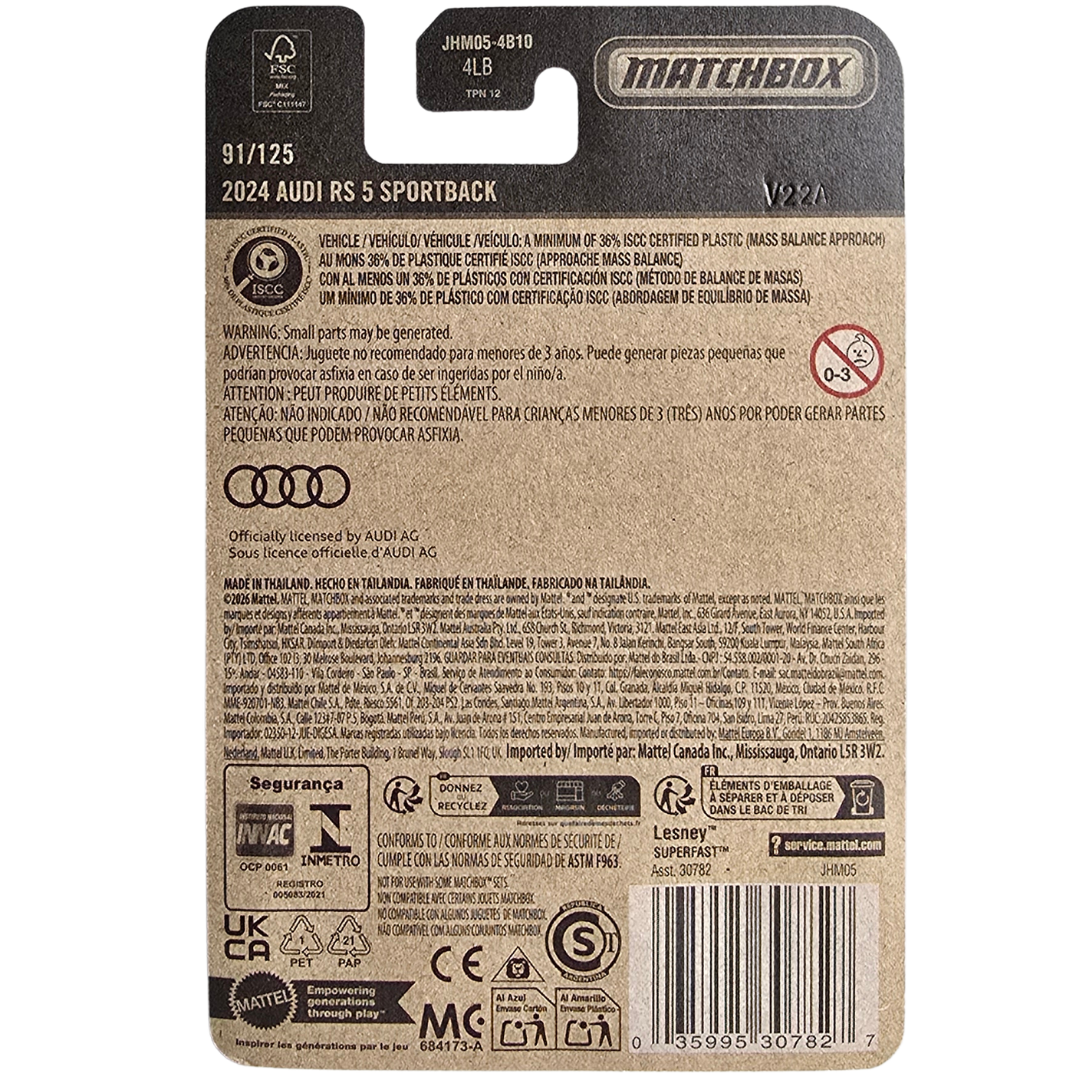 Matchbox - 2024 Audi RS 5 Sportback