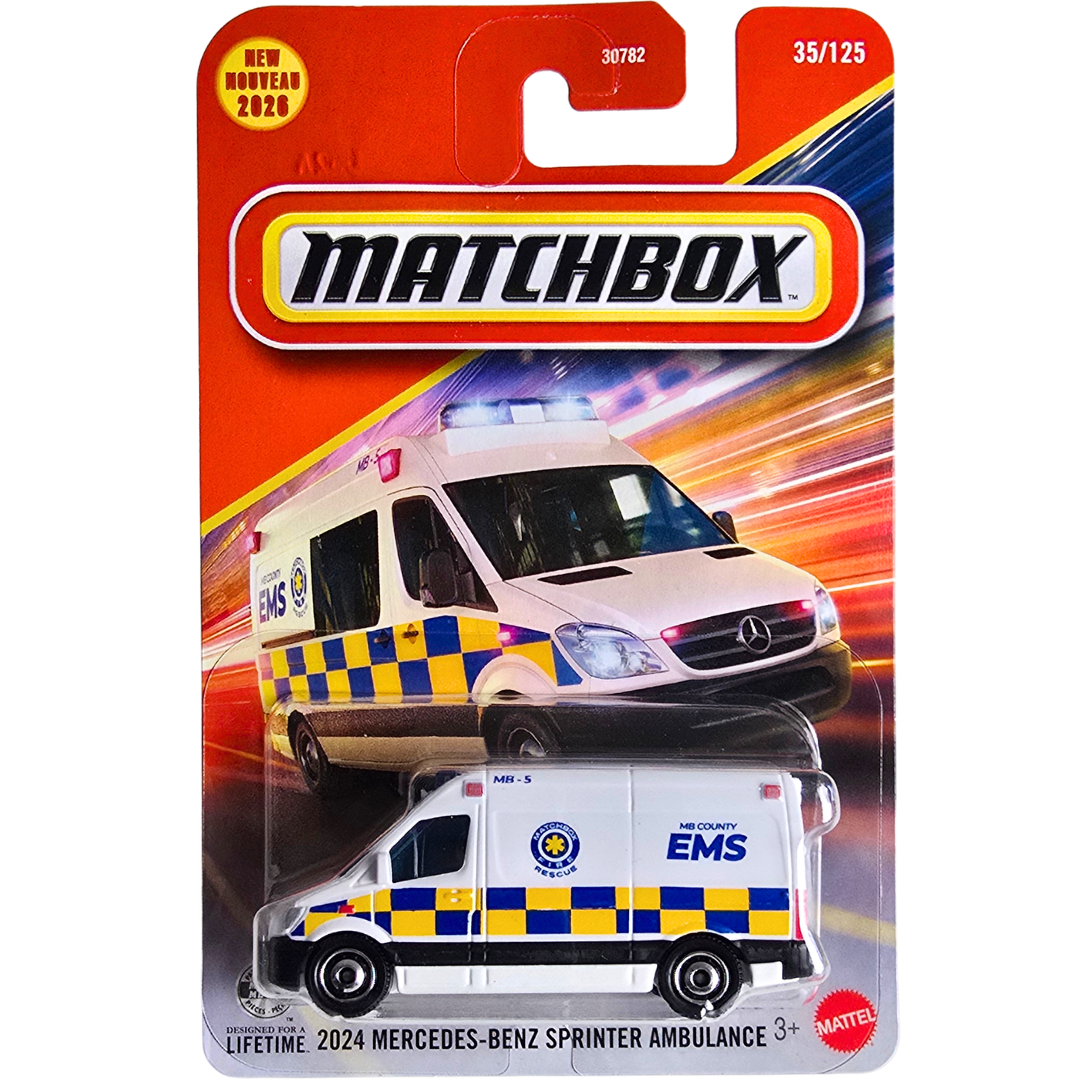 Matchbox - 2024 Mercedes-Benz Sprinter Ambulance