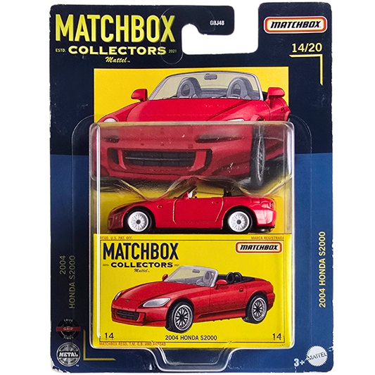 Matchbox Collectors - 2004 Honda S2000 (Blíster Dañado)
