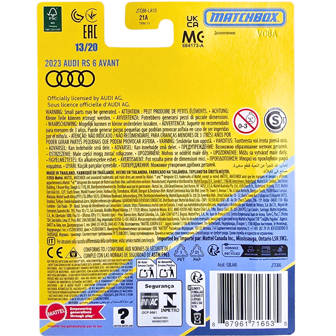 Matchbox Collectors - 2023 Audi RS 6 Avant