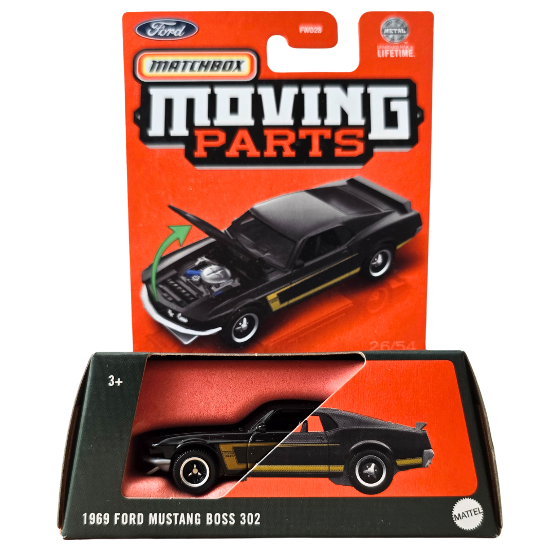 Matchbox Moving Parts - 1969 Ford Mustang Boss 302