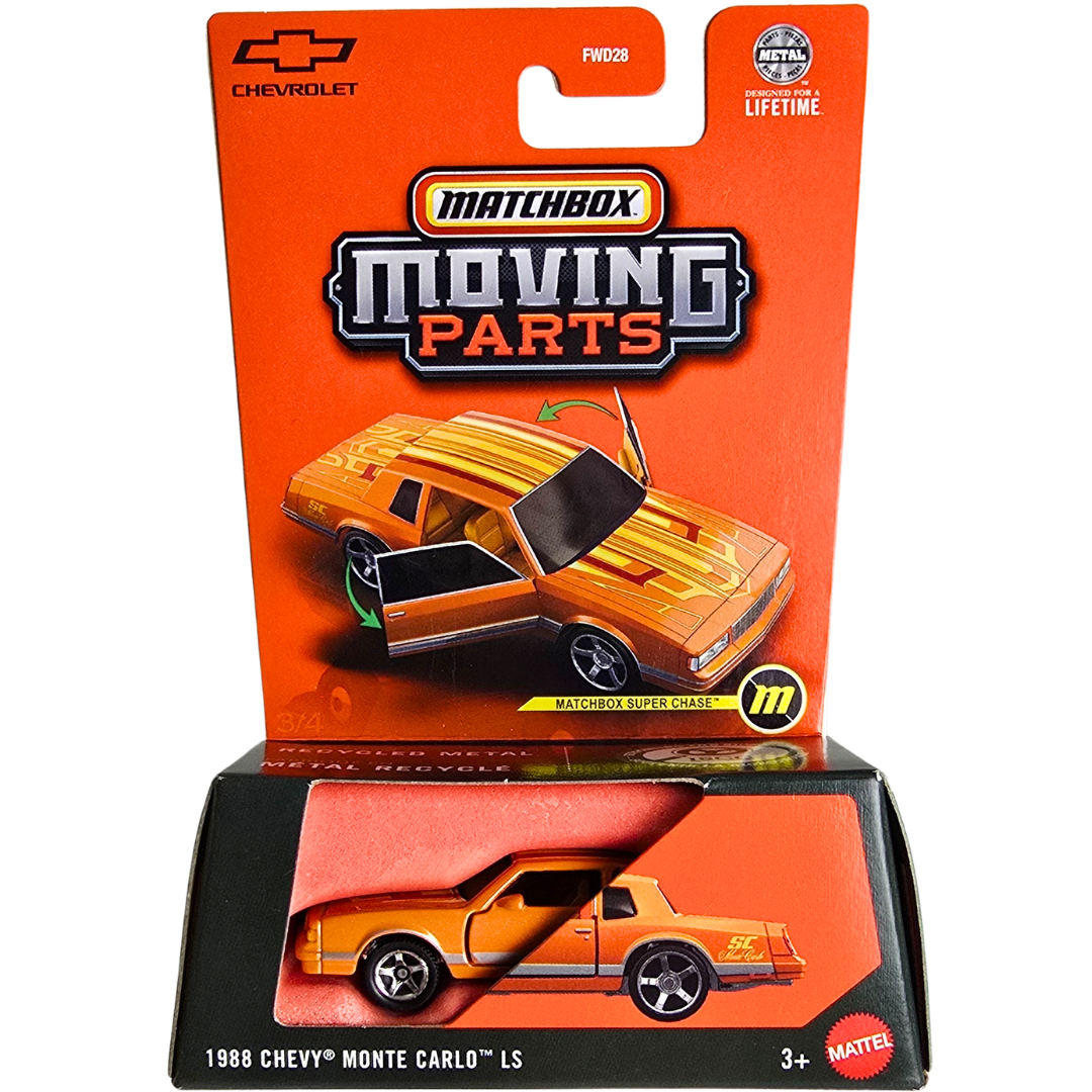 Matchbox Moving Parts - 1988 Chevy Monte Carlo LS (Super Chase)