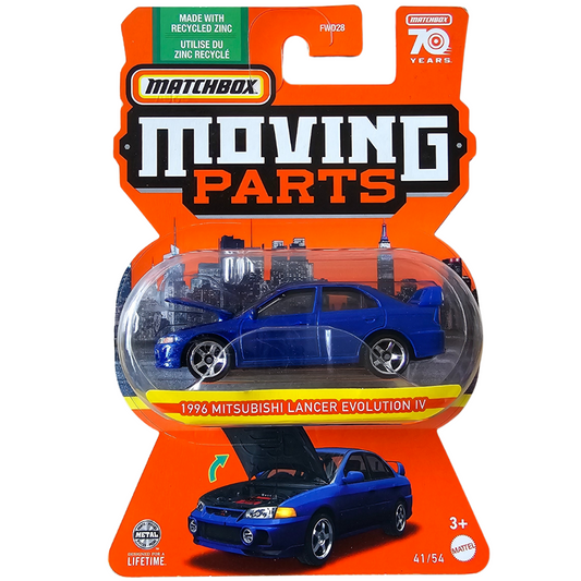 Matchbox Moving Parts - 1996 Mitsubishi Lancer Evolution IV