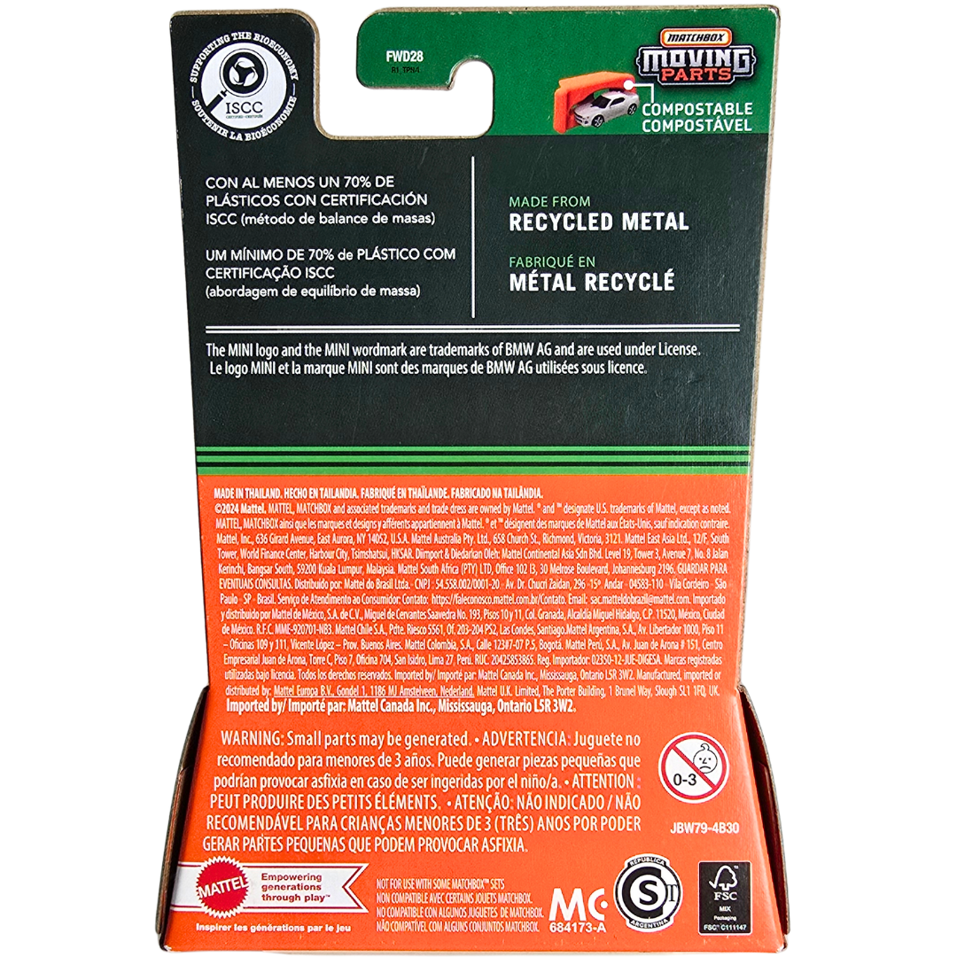Matchbox Moving Parts - 2022 Mini Cooper SE