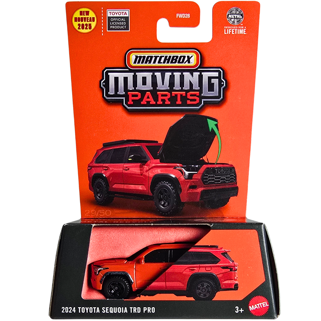Matchbox Moving Parts - 2024 Toyota Sequoia TRD Pro