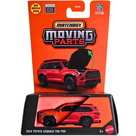Matchbox Moving Parts - 2024 Toyota Sequoia TRD Pro