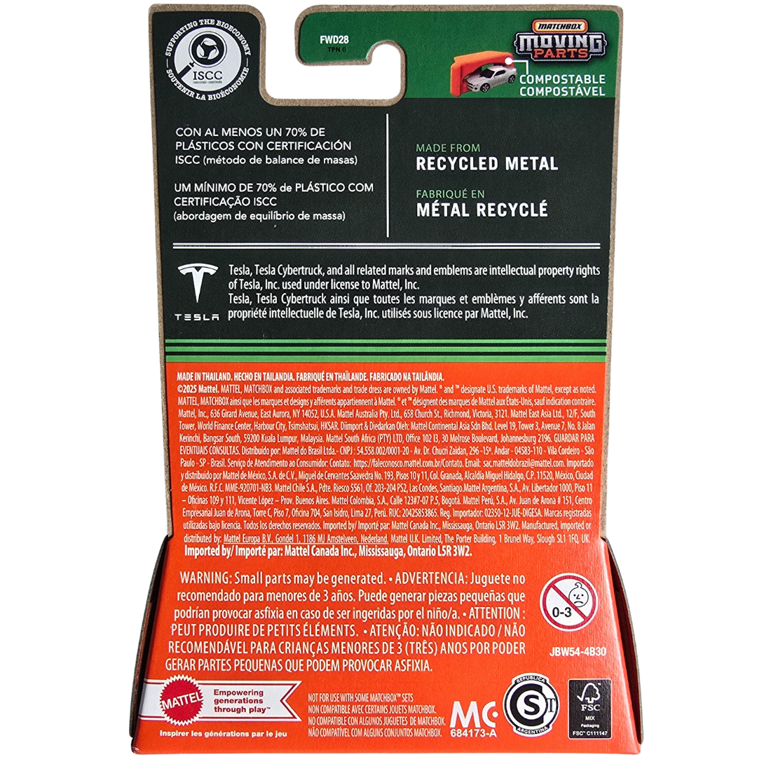 Matchbox Moving Parts - Tesla Cybertruck