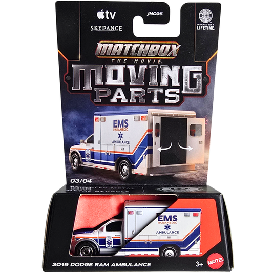 Matchbox Moving Parts (Matchbox The Movie) - 2019 Dodge Ram Ambulance