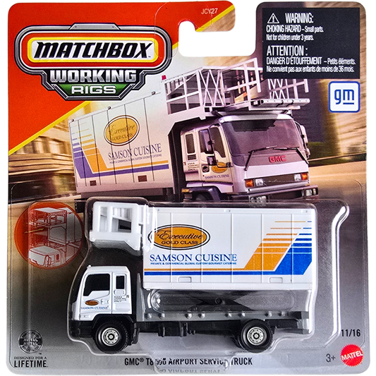 Matchbox Working Rigs - GMC T8500 Airport Service Truck