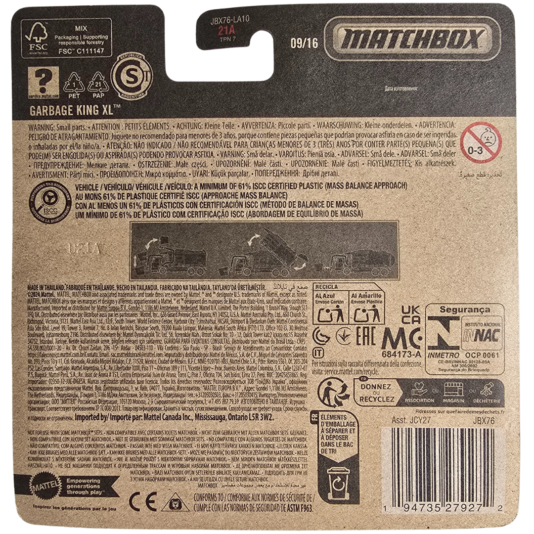 Matchbox Working Rigs - Garbage King XL