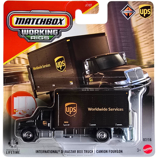 Matchbox Working Rigs - International Durastar Box Truck / Camion Fourgon