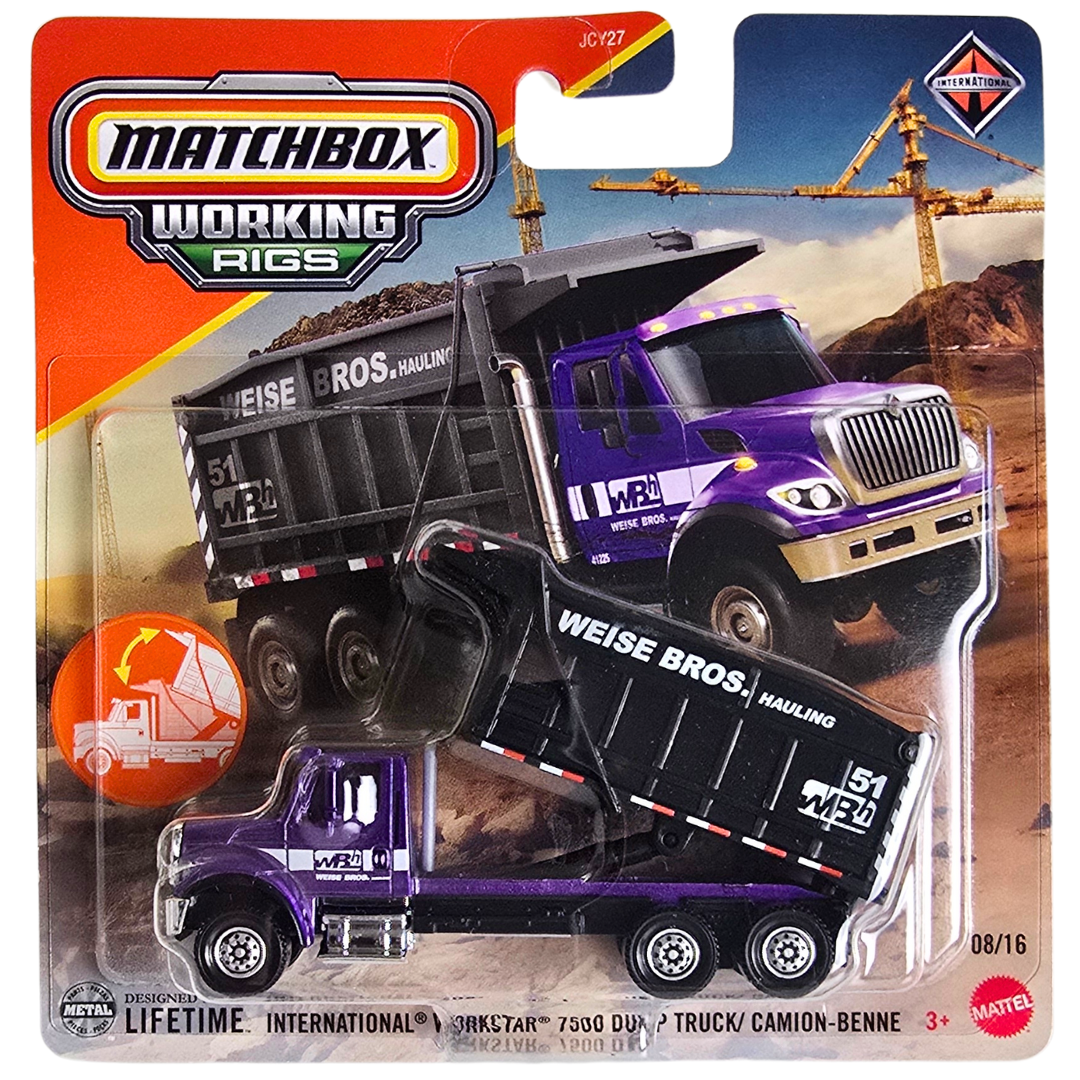 2025 Matchbox Working Rigs INTERNATIONAL WORKSTAR 7500 DUMP TRUCK ...