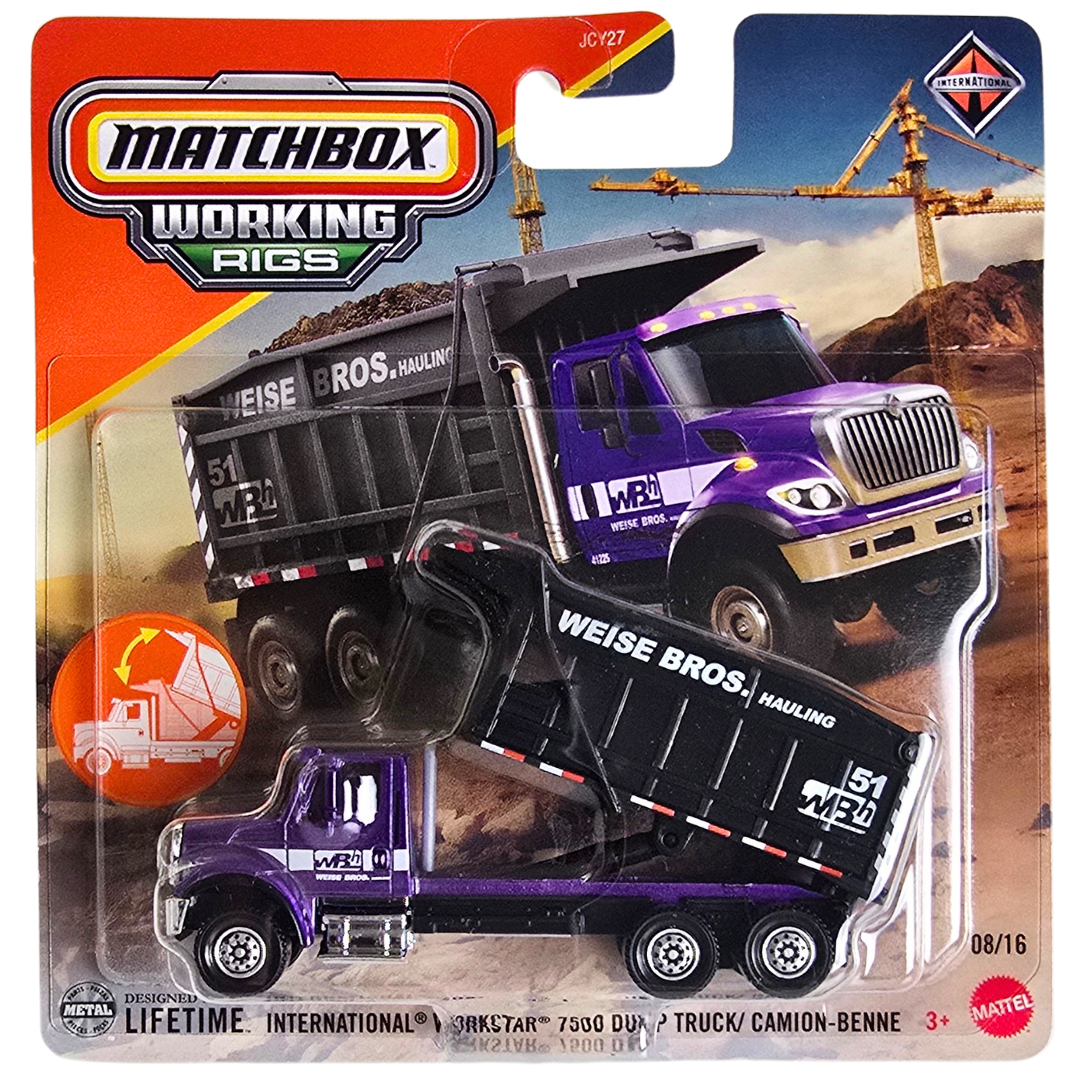 Matchbox Working Rigs - International Workstar 7500 Dump Truck - Camion-Benne