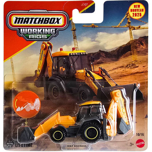 Matchbox Working Rigs - MBX Backhoe