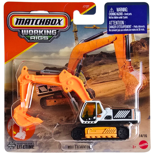 Matchbox Working Rigs - MBX Excavator
