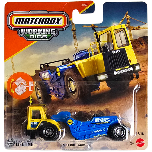 Matchbox Working Rigs - MBX Road Scraper
