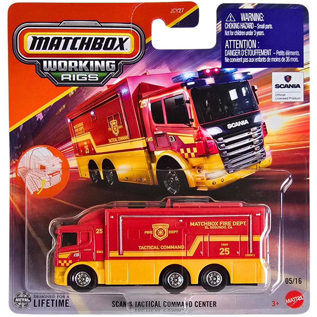 Matchbox Working Rigs - Scania Tactical Command Center