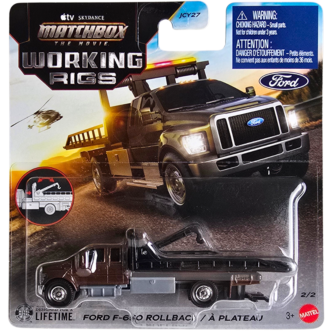 Matchbox Working Rigs (Matchbox The Movie) - Ford F-650 Rollback / À Plateau