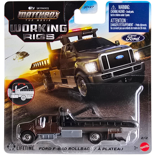 Matchbox Working Rigs (Matchbox The Movie) - Ford F-650 Rollback / À Plateau