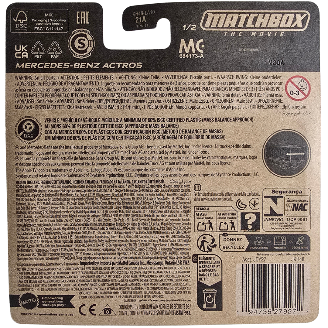 Matchbox Working Rigs (Matchbox The Movie) - Mercedes-Benz ACTROS