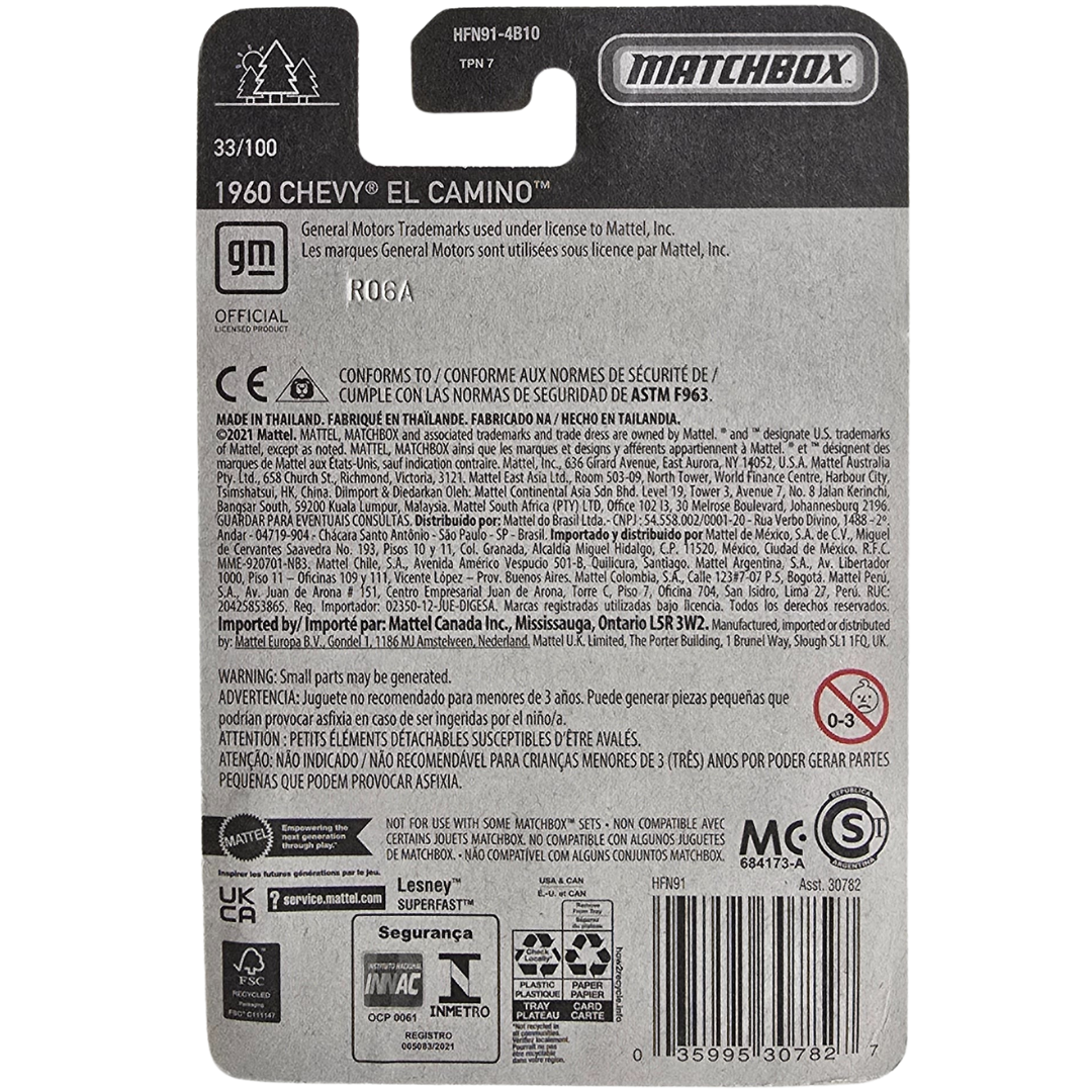 Matchbox - 1960 Chevy El Camino