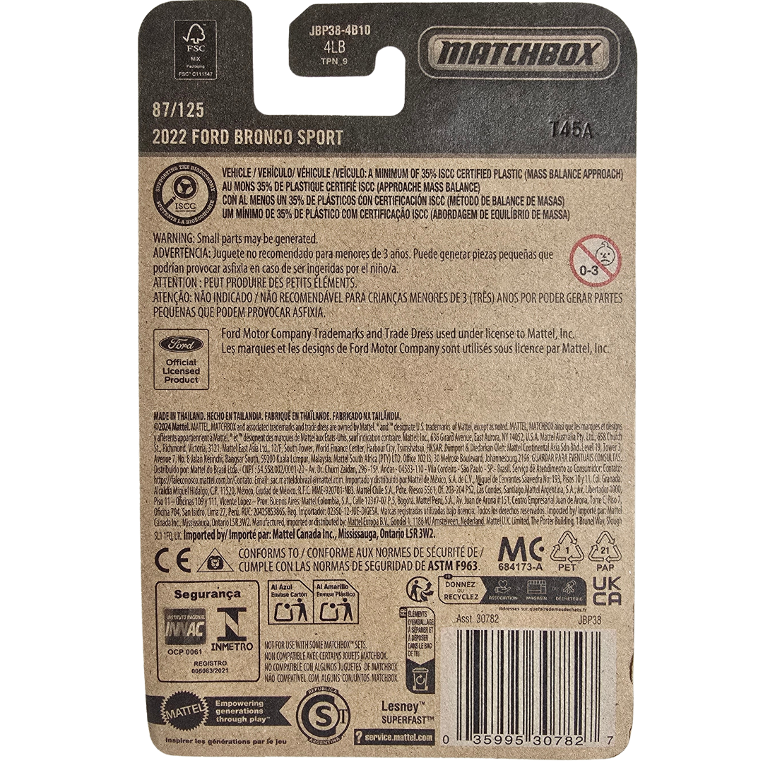 Matchbox - 2022 Ford Bronco Sport