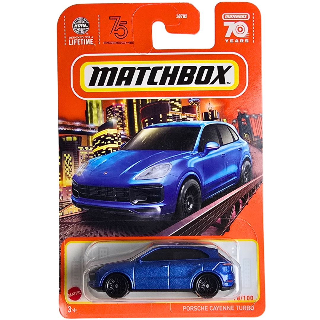 Matchbox 78/100 Porsche Cayenne Turbo 70 anni in scatola