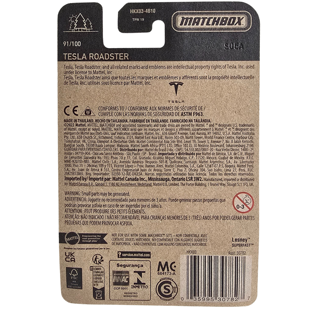 Matchbox - Tesla Roadster