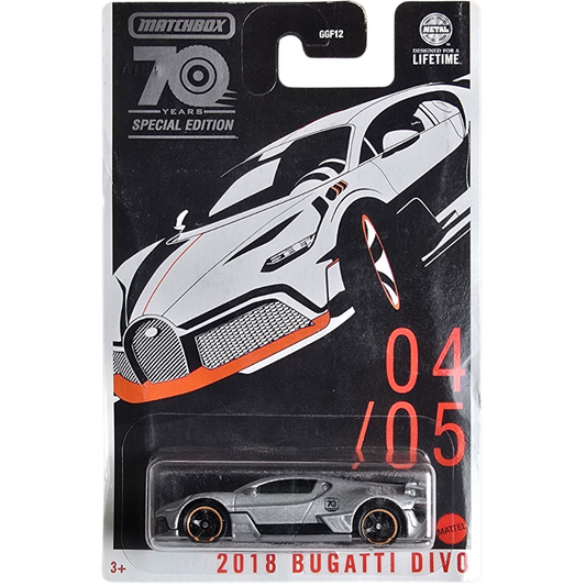 Matchbox (70 Años Edición Especial) - 2018 Bugatti Divo