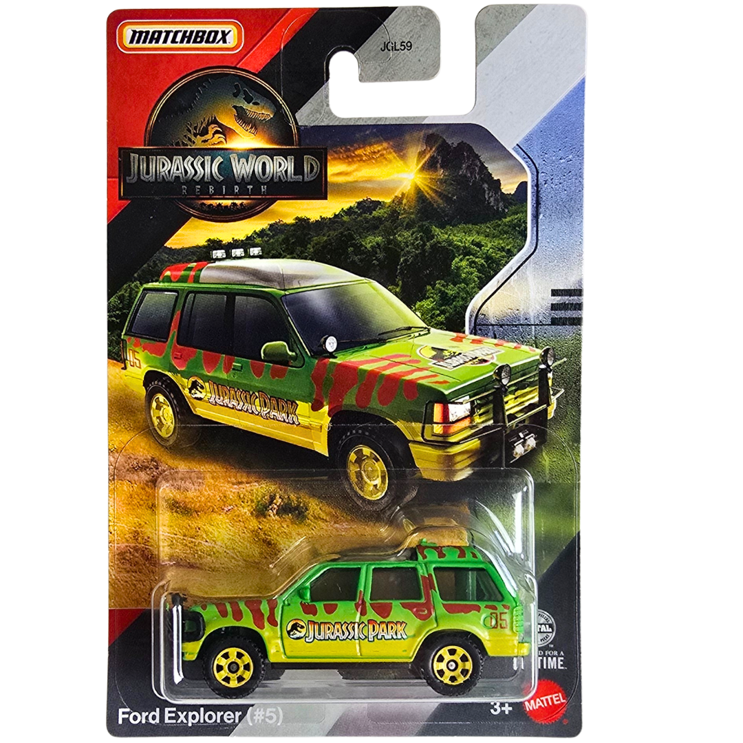 Matchbox Explorer Matchbox (Jurassic World Rebirth) - Ford Explorer (#5) – Speed Castings ...