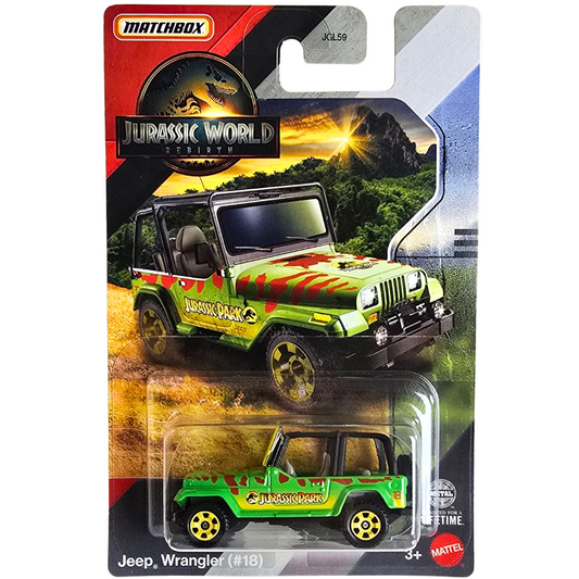 Matchbox (Jurassic World Rebirth) - Jeep Wrangler (#18)